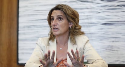 La ministra para la Transición Ecológica, Teresa Ribera.