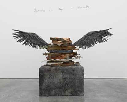 'Sprache der Vogel' (1989), obra de Anselm Kiefer, de la colección de Martin Z. Margulies.
