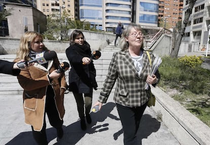 En la imagen, C&aacute;ndida Jimenez, jefa de polic&iacute;a del dispositivo del evento.