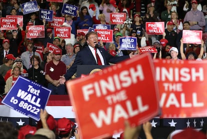 Donald Trump en El Paso, Texas, el 11 de febrero de 2019.