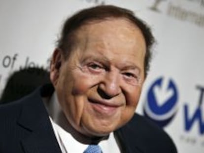 Sheldon Adelson, presidente de Las Vegas Sands, en una imagen tomada el mes pasado.