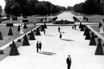 Fotograma de la película <i>El año pasado en Marienbad</i>, de Alain Resnais.