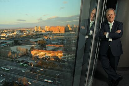 Juan Miguel Villar Mir, fotografiado en la sede madrileña del grupo.