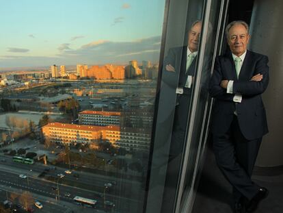 Juan Miguel Villar Mir, fotografiado en la sede madrileña del grupo.