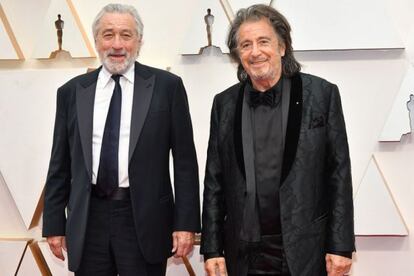 Robert De Niro y Al Pacino, en la última edición de los Oscar, en Los Ángeles (California).