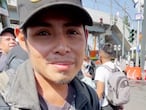 Fotograma del video donde aparece Miguel Córdova 'Angie', un joven que vivía bajo en el puente de la Línea 12 del metro de Ciudad de México.