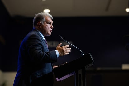 El presidente del Barça, Joan Laporta.