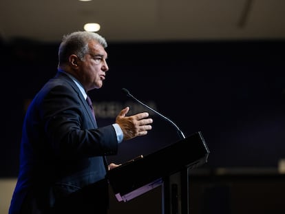 El presidente del Barça, Joan Laporta.