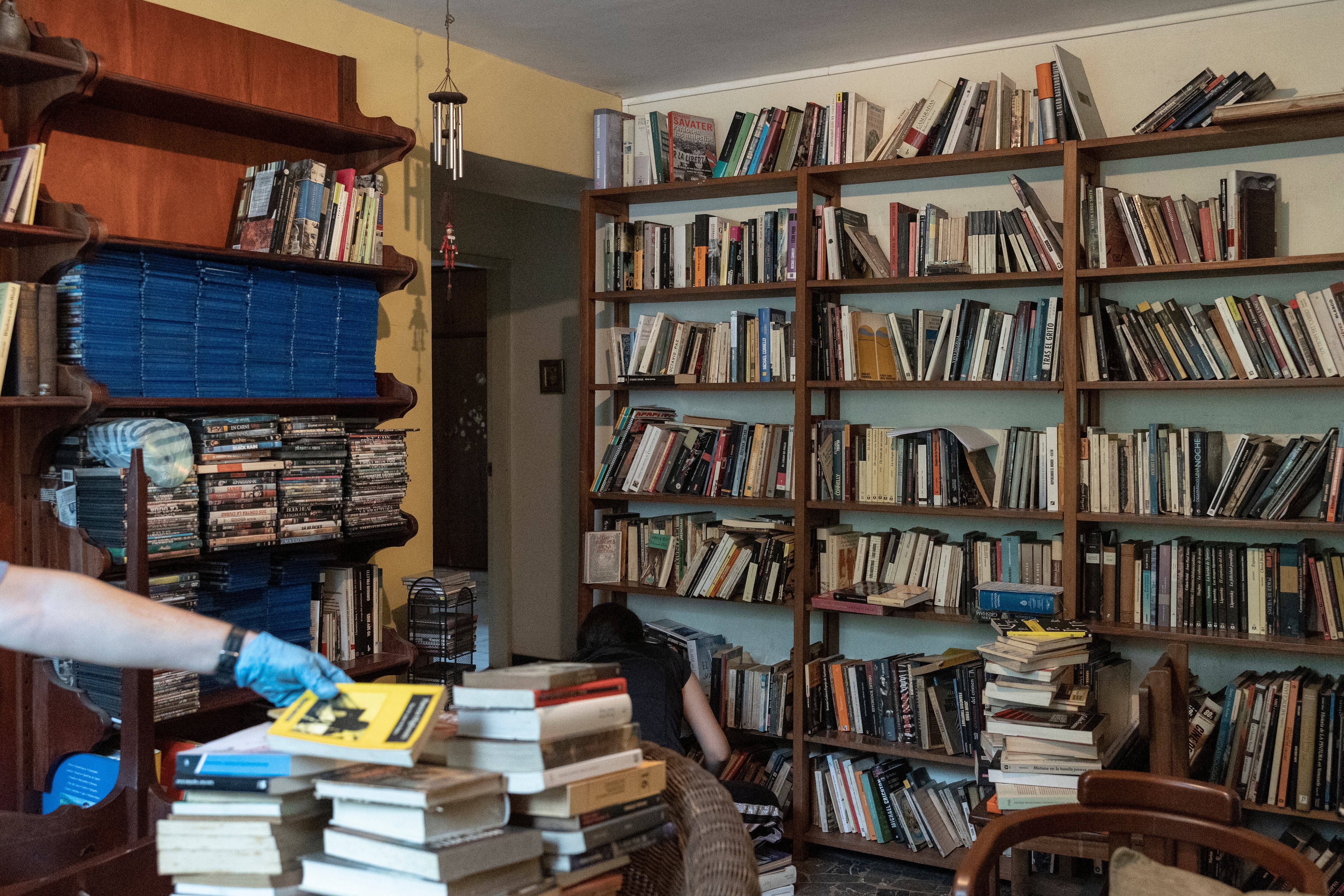 Recolecta de una biblioteca personal. 