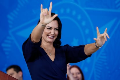 Michelle Bolsonaro, el pasado septiembre.