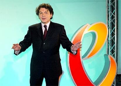 Thierry Breton, durante la presentación de la estrategia de France Télécom ayer.