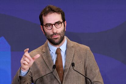 El Ministro de Economía, Carlos Cuerpo en el Spain Investors Day.