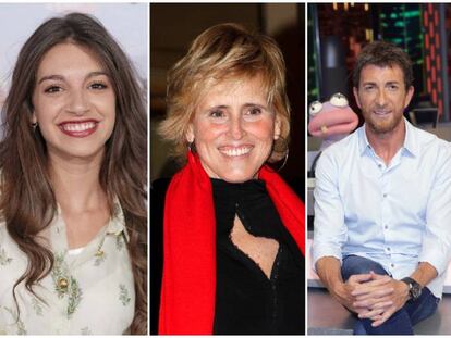 Ana Guerra ('OT' 2017), Mercedes Milá, Pablo Motos y Mariló Montero –de izquierda a derecha– han protagonizado algunas de las entrevistas más polémicas de la historia de la televisión española.