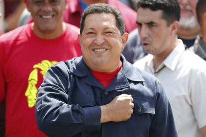 Hugo Ch&aacute;vez, presidente de Venezuela. 