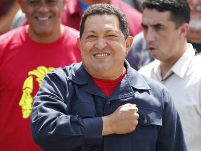 Hugo Chávez, presidente de Venezuela.