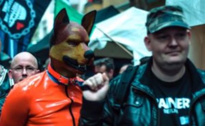 Participantes en el Folsom Europe 2014, en Berlín.