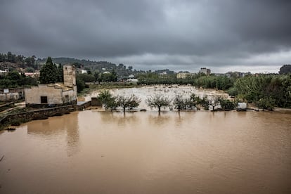 Carreteras de Monserrat (Valencia) inundadas por la dana el pasado 29 de octubre.