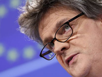 El comissari britànic, Jonathan Hill, a Brussel·les el passat mes de febrer.