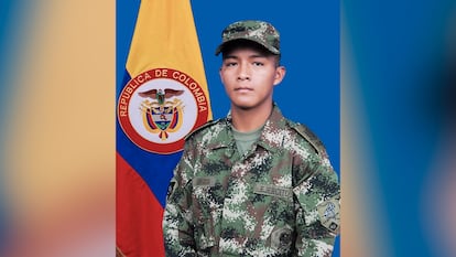 El soldado Alexander Orozco en una imagen de archivo.