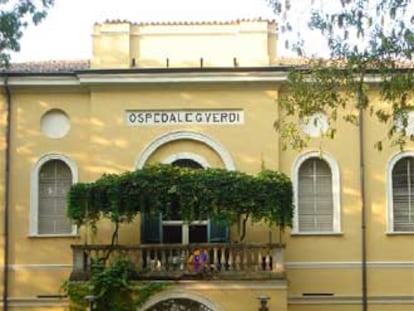 Hospital fundado por Verdi en Villanova d'Arda.