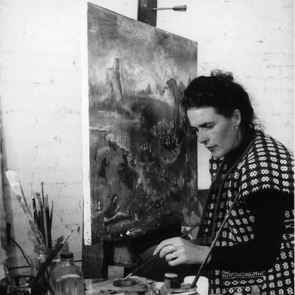 Leonora Carrington, en 1956.