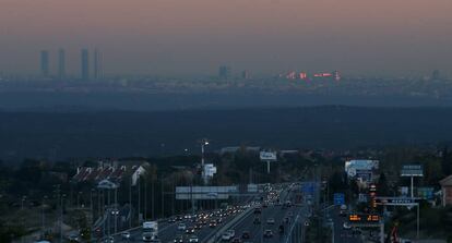 Contaminaci&oacute;n en Madrid, ciudad en la que se ha impulsado &#039;Go App&#039;.