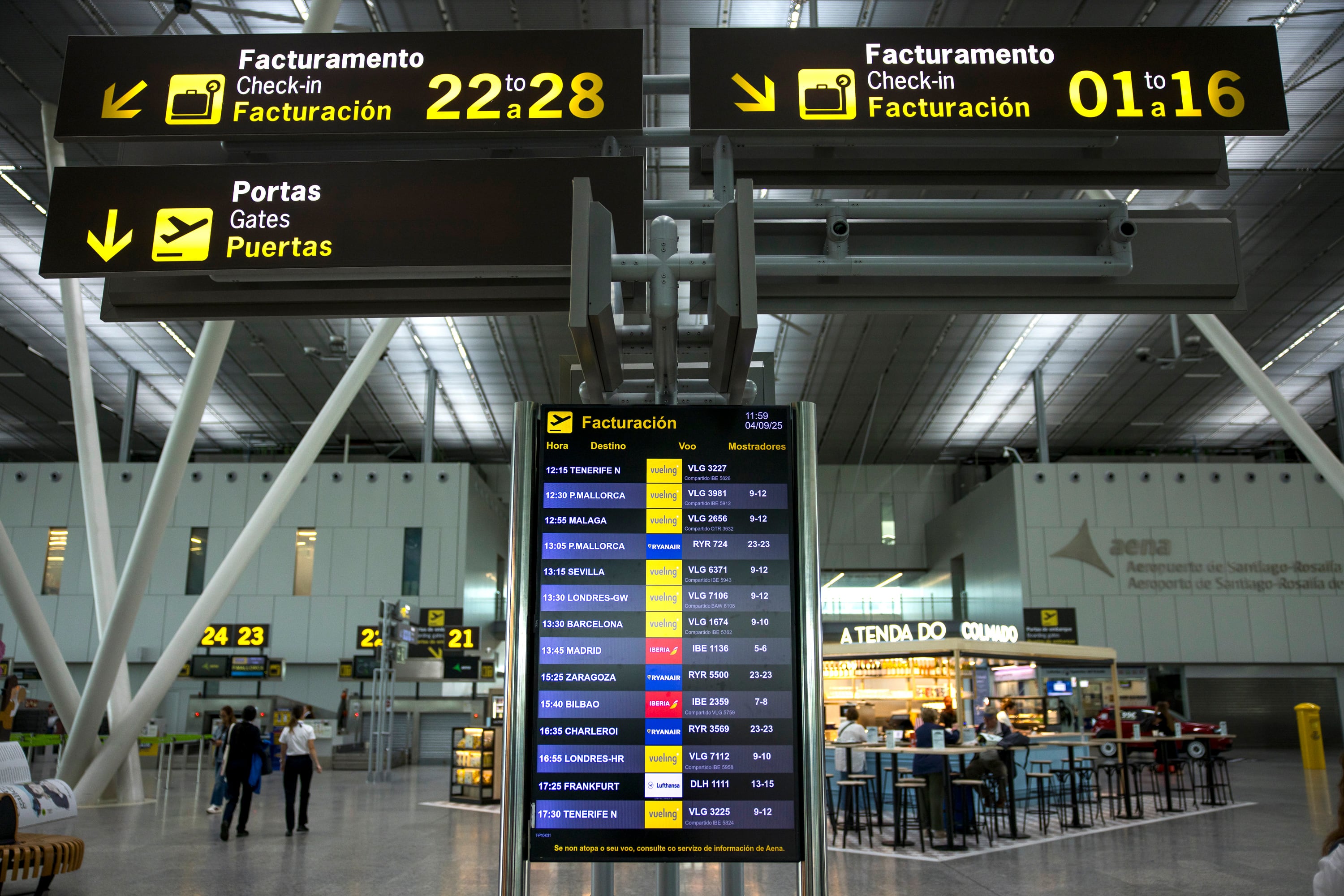 Aena eleva un 9% su beneficio hasta marzo captando viajeros del tren y con el efecto de la Semana Santa