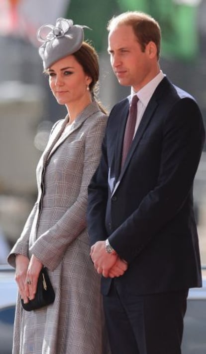 Guillermo y Kate, duques de Cambridge.