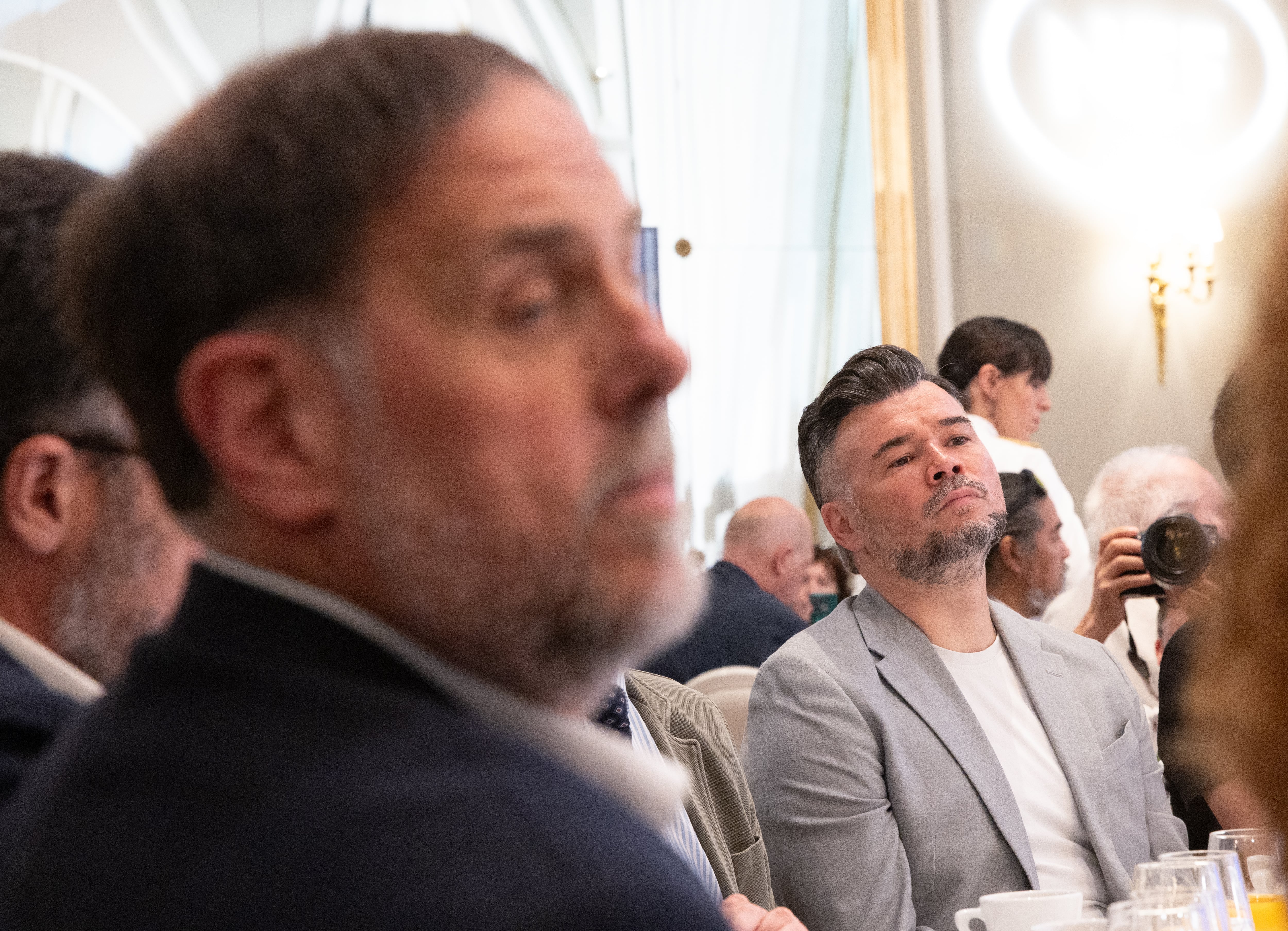 Junqueras apuesta “sin duda” por Rufián como candidato de ERC a las generales: “Es amigo mío, es mi compañero”