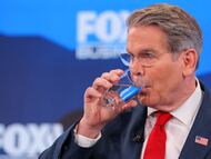 Scott Bessent, el secretario del Tesoro de EE UU, en el foro de Davos, el 20 de enero de 2026.