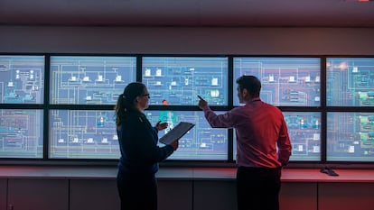 Centro de control de Vodafone España.