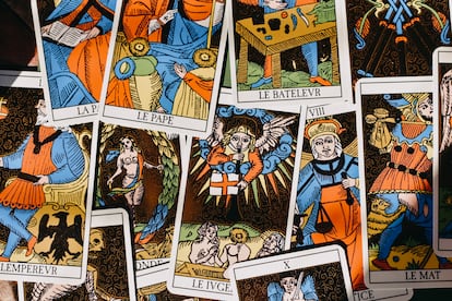 Baraja del tarot de Marsella, la versión que se considera canónica en la actualidad. 