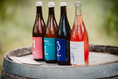 Vinos brisados del celler Bàrbara Forés. Imagen proporcionada por la bodega.