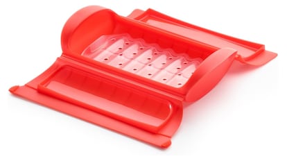 Vista del estuche para cocinar al vapor con descuento en Amazon.