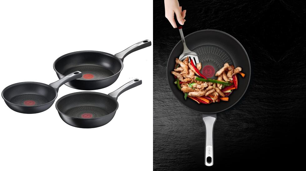 Lote de sartenes Tefal antiadherentes.