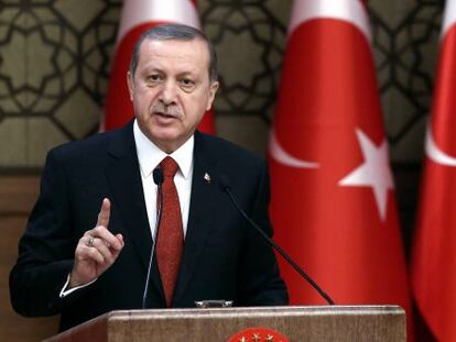 El presidente turco, Recep Tayyip Erdogan, el jueves en Ankara.