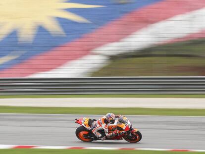 Dani Pedrosa, en el circuito de Sepang. 