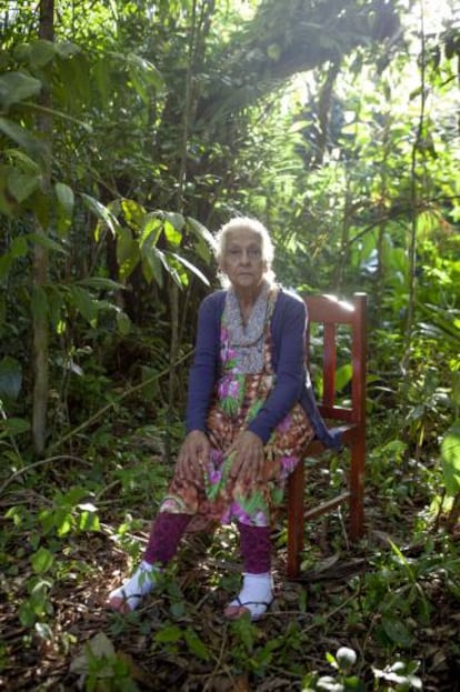 Nancy Prado é a matriarca dos caiçaras que vivem na região do Rio Verde. (Foto: Maurício Pisani)