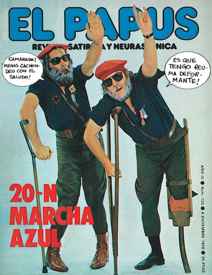 Portada del número 133 de 'El Papus', 4 de diciembre de 1976