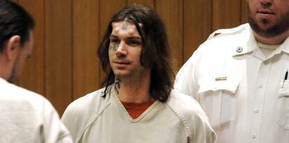 El 'vampiro' Caius Veivois se dirige a una vista sobre su caso en octubre de 2011