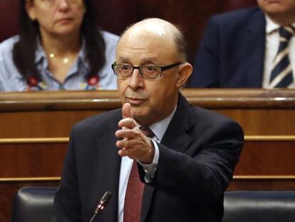 El ministro de Hacienda, Crist&oacute;bal Montoro.