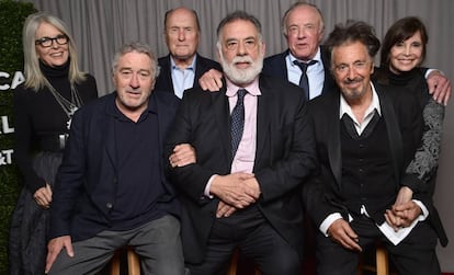 El reparto de 'El Padrino', reunido el 29 de abril en Nueva York.