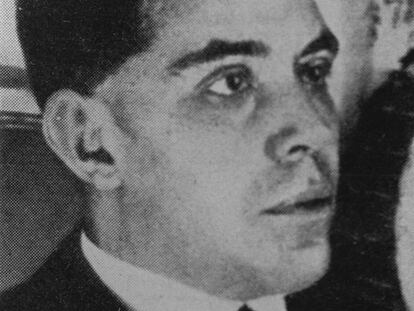 Juan Gris, visto por Man Ray.