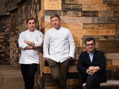 Jordi, Joan y Josep Roca posan en El Celler Can Roca (Girona).

Foto: Gianluca Battista