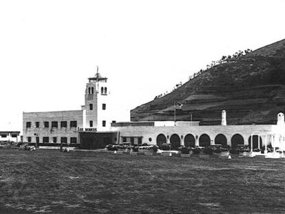 Terminal del Aeropuerto de Los Rodeos (actual Aeropuerto Tenerife Norte) en 1941.