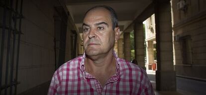 El ex director general de Trabajo, Juan Márquez, en los juzgados.