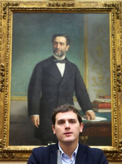 Albert Rivera, en el Congreso. 