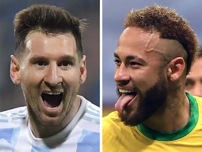 Messi y Neymar disputará a final de la Copa América 2021 con Argentina y Brasil