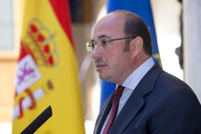 Pedro Antonio S&aacute;nchez, expresidente de Murcia. 