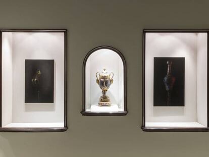 Cuadros de un tiempo que no existe en un museo de relojes